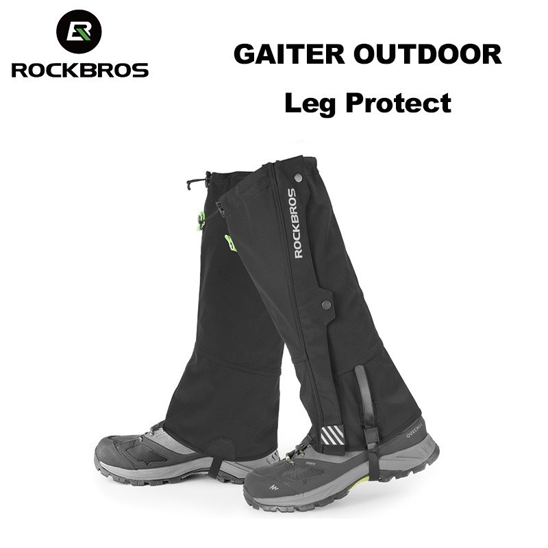 Rockbros 護腿套綁腿戶外旅行護腿登山滑雪防水冬季鞋套靴子旅遊遠足護腿
