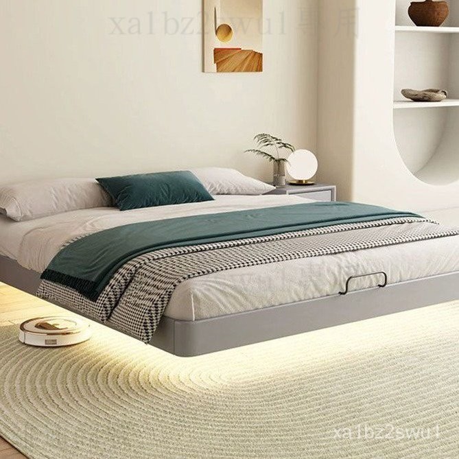 （含發票） 懸浮床架 床架 雙人床架 多尺寸床架 懸浮床實木無床頭床小戶型架排骨架現代簡約可單雙人榻榻米床