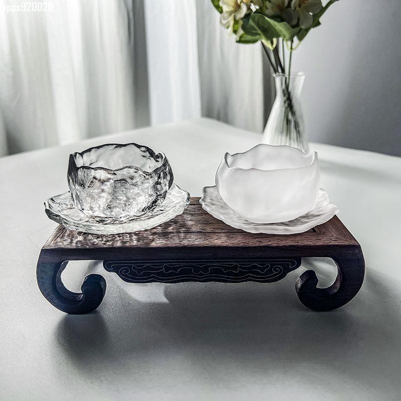 🎇茶杯🎇李子柒同款小茶杯主人杯茶具套裝家用 高顏值玻璃茶杯爆款品茗杯 安妮