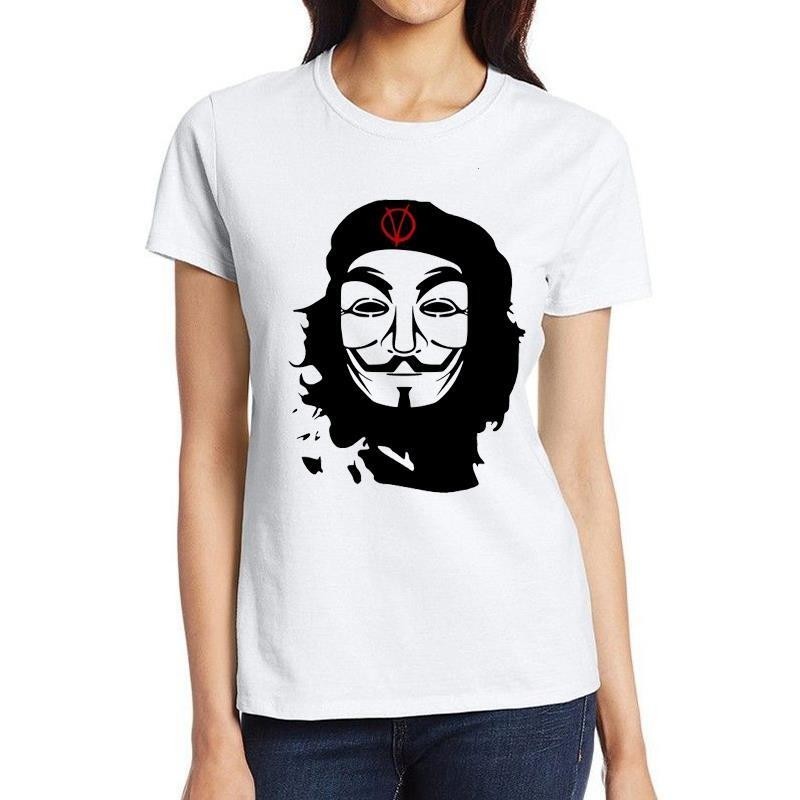 切格瓦拉T恤女白色圓領春夏潮流短袖街頭衣服 Che Guevara tshirt