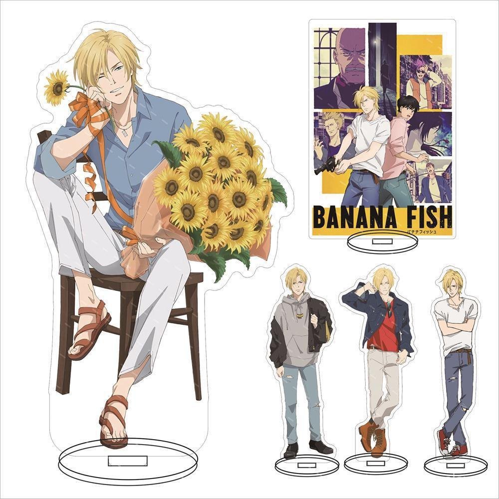 ⭐每日の穀⭐BANANA FISH 亞剋力大立亞修 奧村英二 動漫亞剋力擺件禮品 交換禮物 生日禮物 穀子 COGD