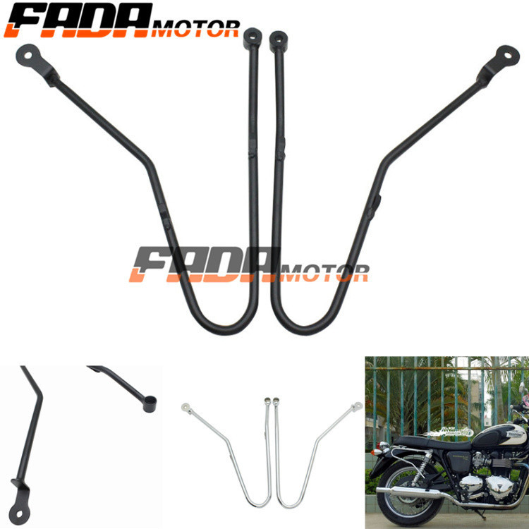 適用凱旋 BONNEVILLE/SE T100 T900 01-15 改裝邊箱支架 邊包支架