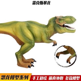 🧨臺灣出貨🧨兒童侏羅紀霸王龍恐龍玩具大號雷克斯暴龍模擬動物模型擺件手辦