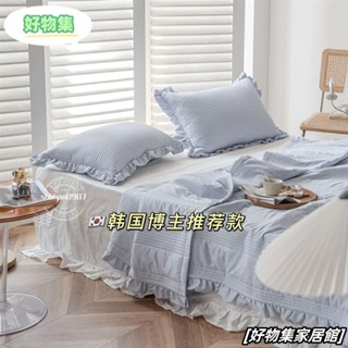 台灣熱銷💖雪紡紗涼被三件組 空調被 鋪棉被子 冷氣被 四件組 床蓋 床包四件組 單人雙人 加大 床單 床包涼被組 薄被