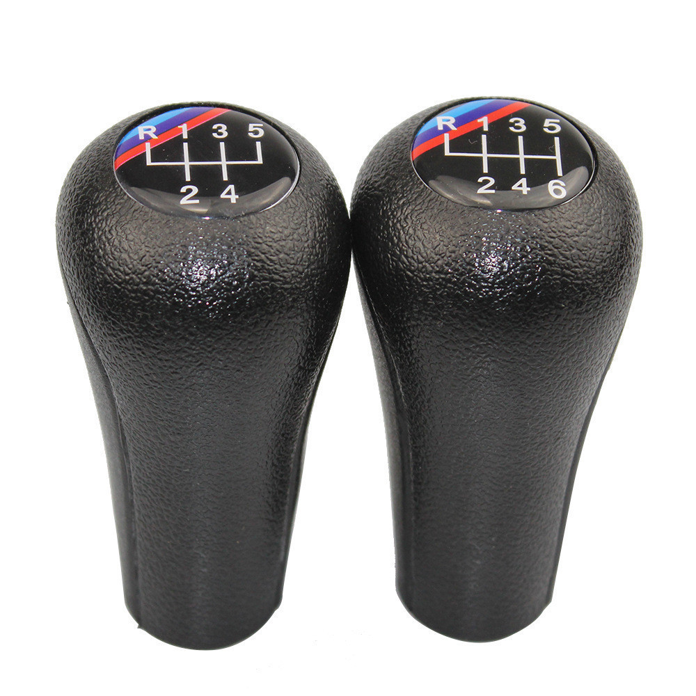 免運💞汽車排檔頭適用於寶馬BMW 1 3 5 6系列 換擋手球彩色標排擋頭黑色變速桿手球