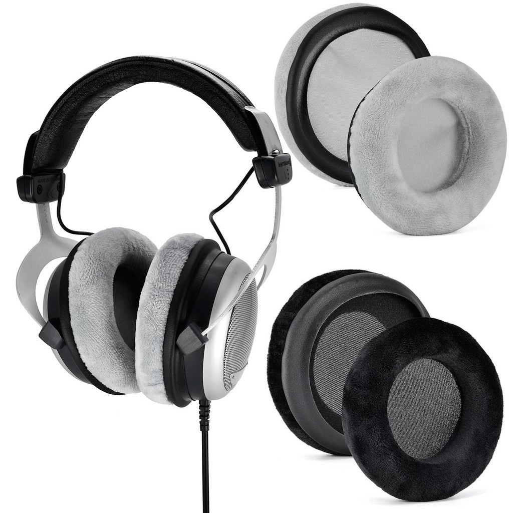 ☢適用於 拜亞動力DT990 / DT880 / DT770 PRO 耳套天鵝絨耳罩耳機套
