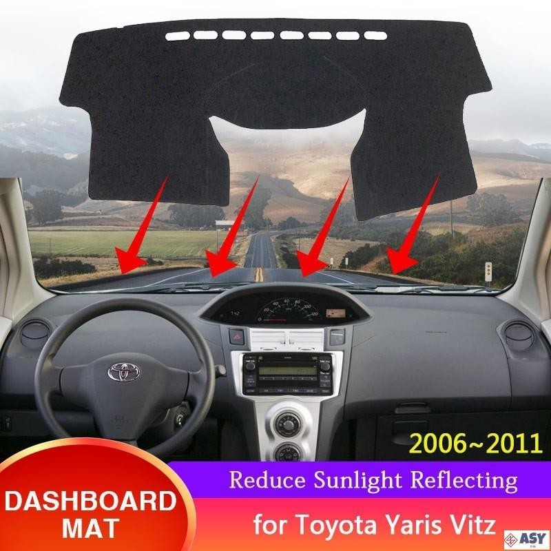 適用於豐田 Toyota Yaris Vitz XP90 2006~2011 2007 2008 2009 汽車儀表板