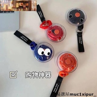 熱銷~小圓盤購物袋 超市便攜式手提袋 環保摺疊迷你伸縮尼龍買菜包收納袋 功能隨身伸縮超市購物袋