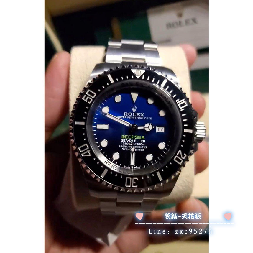 勞力士 126660Db Rolex 深海 水鬼 126660 Db Deepsea 漸層藍 鬼王腕錶