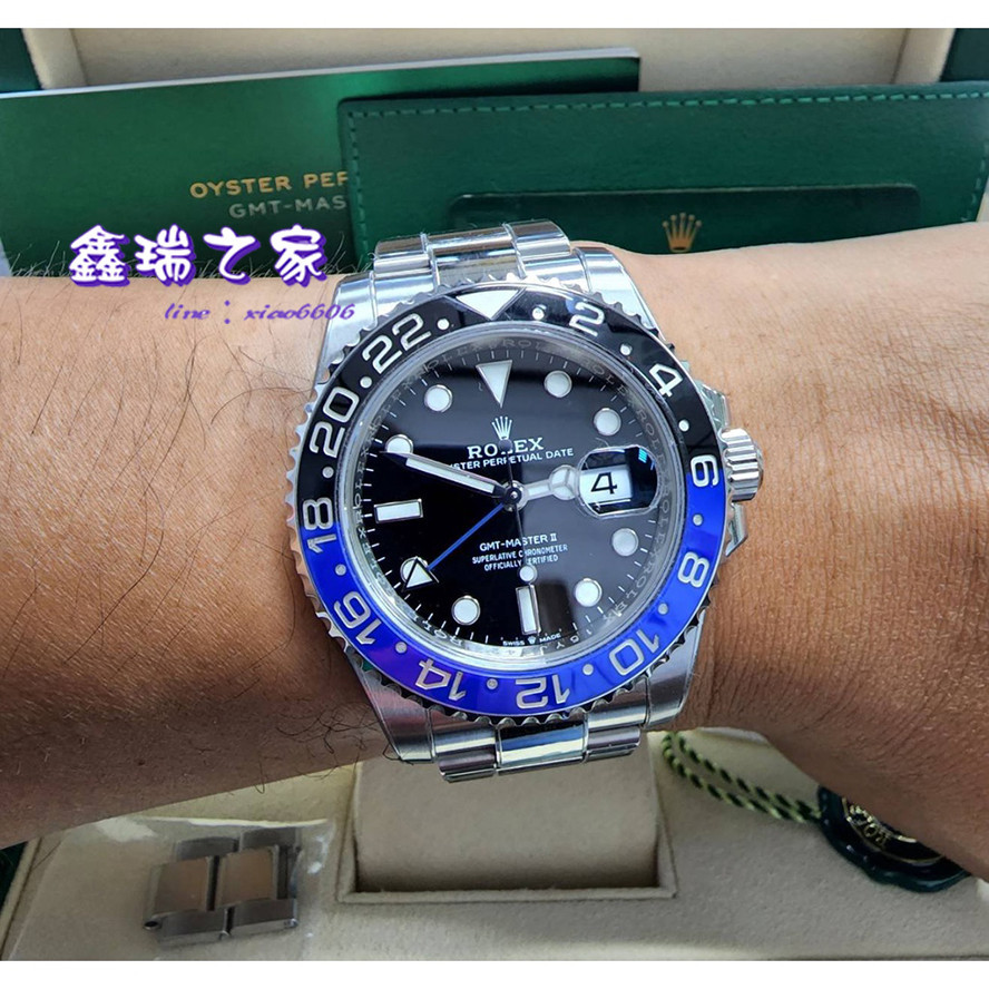 Rolex 勞力士 GMT 二地時間 126710 藍黑圈 蝙蝠俠 21年 新卡 126711 98新 板帶