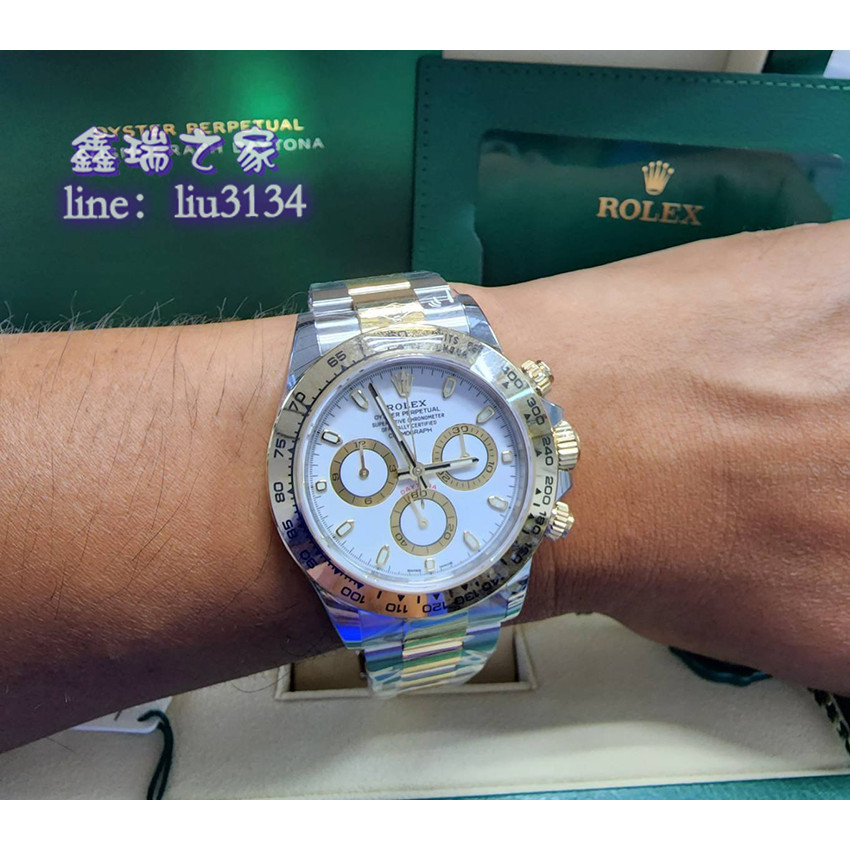 Rolex 勞力士 迪通拿 Daytona 116503 半金 白面 40MM 22.08 全新 116500