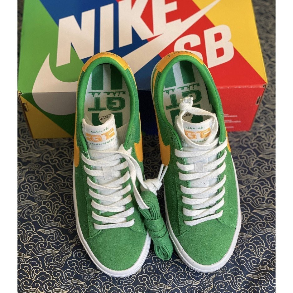 Nike SB Zoom Blazer Low Pro GT "Lucky Green" DC7695-300 綠黃