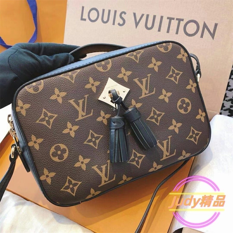 二手精品 LV 路易威登 Saintonge 相機包 流蘇包 單肩包 斜背包 M43555