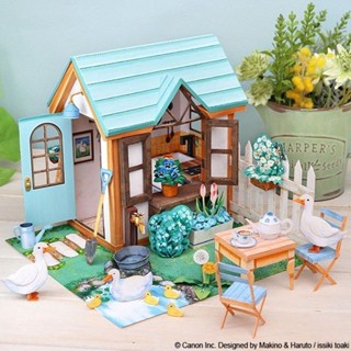 【臺灣出貨】diy小屋客廳廚房浴室臥室場景手工拚裝益智玩具3D折紙立體模型