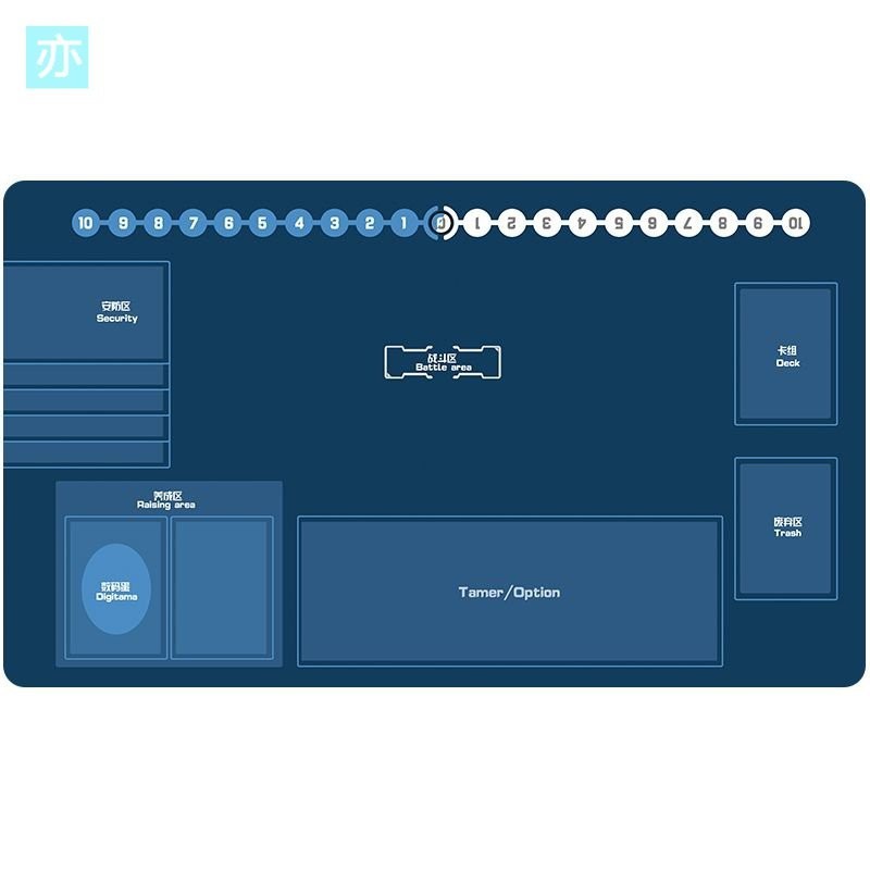 (臺灣·出貨)數碼寶貝dtcg卡墊定製簡中卡牌墊橡膠桌遊墊Digimon playmat單人