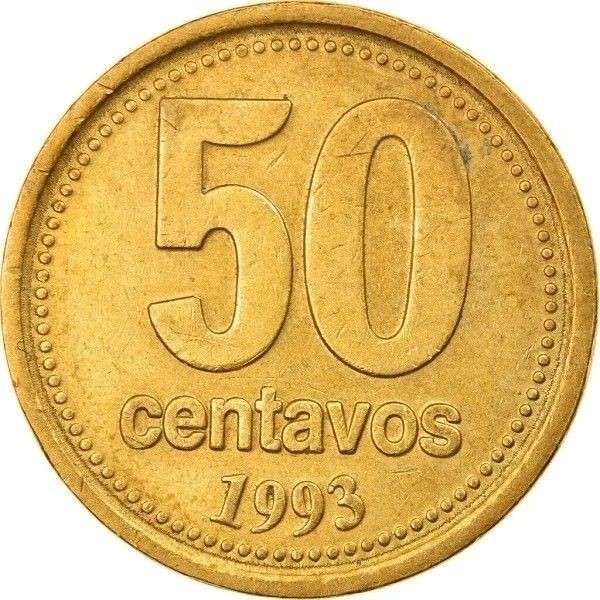 ✨世界各國紀念幣✨古硬幣收藏❤阿根廷50分,1992-2010,重量(克)5.8 直徑(毫米)25.2