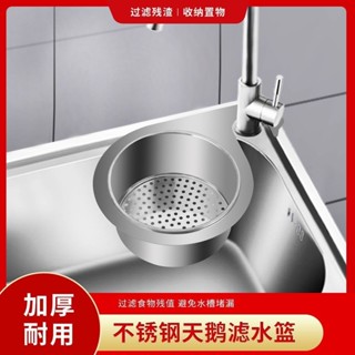 水槽過濾器✨廚房瀝水籃天鵝水槽過濾網瀝水架廚房置物架收納神器洗菜盆瀝水籃廚房水槽 廚房濾網