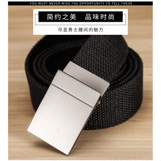 優品匯 帆佈腰帶自動扣男士皮帶女士褲腰帶韓版潮流本命年紅腰帶 腰帶 皮帶 皮帶男 腰帶男 男生皮帶 西裝皮帶 PD