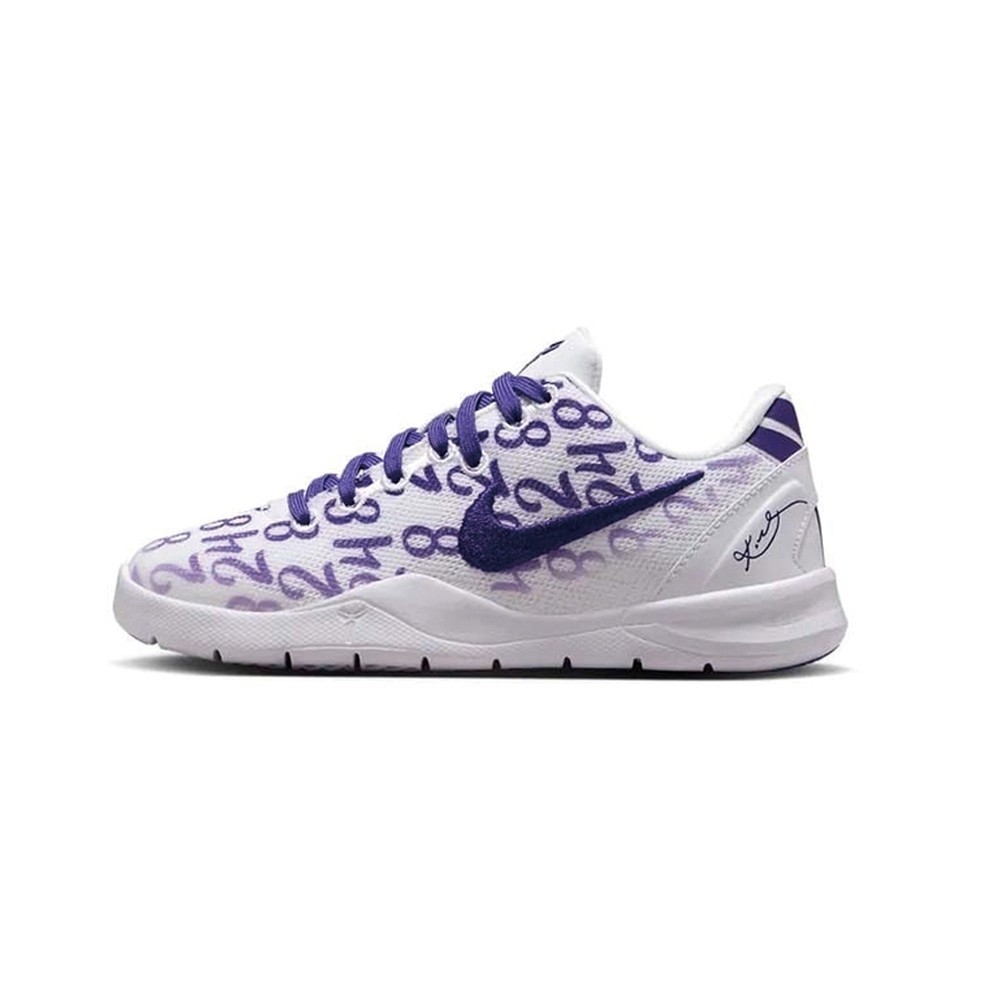 【正品】Nike Kobe 8 Protro 白紫 中大童FN0267-101/FN0266-101