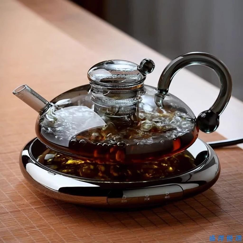 新款💕輕奢復古泡茶壺 耐高溫玻璃壺 高硼硅耐熱玻璃茶壺 透明泡茶壺 茶水分離泡茶壺 茶杯