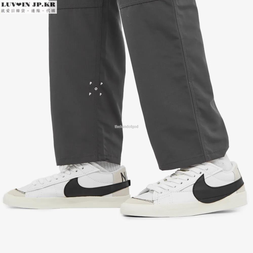 【日韓連線】Nike Blazer Low 77 Jumbo 白黑 大勾 低幫休閒百搭滑板鞋DN2158-101男鞋
