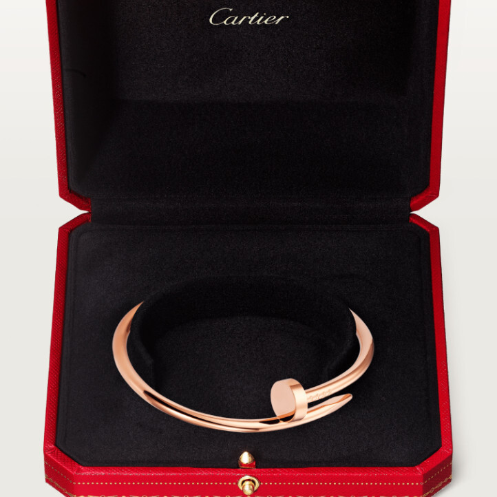珊妮二手 Cartier 卡地亞 JUSTE UN CLOU 釘子手鐲 無鑽 窄版手環 18K玫瑰金 情侶款 現貨