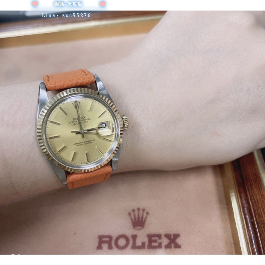 保證真品-Rolex勞力士 Datejust 16103手腕錶 金面 男女腕錶商品極新 精品腕錶 歡迎面交 可刷卡