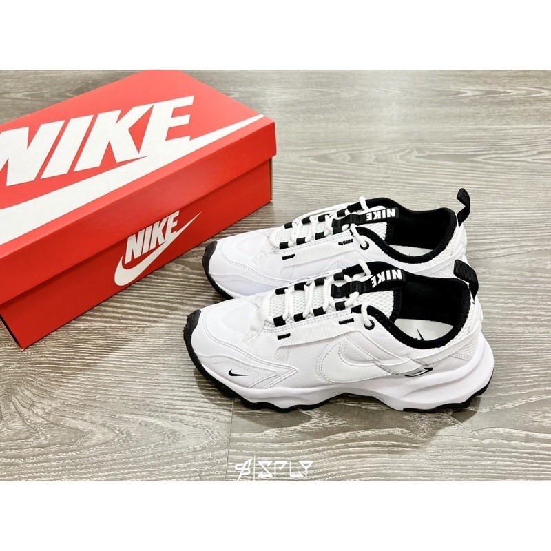 【代購】Nike TC 7900 熊貓 白黑 休閒鞋 增高 反光 DR7851-100