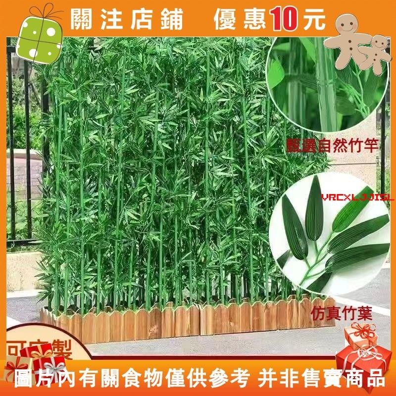 Aurora❀仿真竹子室內裝飾假竹子隔斷屏風擋牆造景室外裝飾竹盆栽加密綠植#vrcxljji5l