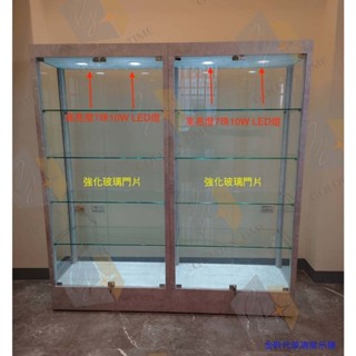 可量身訂製.強化門片+高亮度3尺五層LED展示櫃.金時代玻璃櫃.模型櫃.公仔櫃.手機櫃飾品車臺