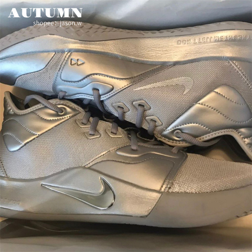 特價款 Ad-nike Pg 3 Nasa Silver Reflective 反光銀色 Ci2667-001 籃球鞋