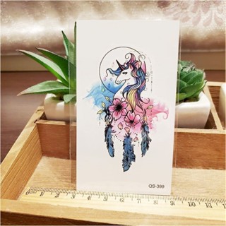 獨角獸 QS-399 K12【WAWA TATTOO】男女防水紋身貼紙刺青貼紙