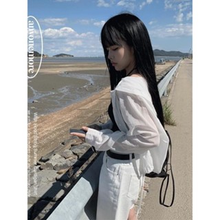 Codibook｜韓國 anyonemore 連帽抽繩長袖襯衫［預購］長袖上衣 女裝