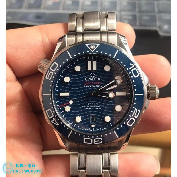 OMEGA 歐米茄 海馬300米系列 海洋 鋼帶 藍面 腕錶 自動機械錶 經典
