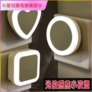 新竹出貨☍led全自動光控感應小夜燈床頭燈智慧氛圍燈展示燈櫥櫃燈夜燈床頭燈臥室夜光臺燈節能少女心迷你小燈泡ins