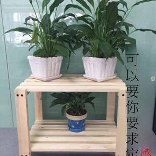 定製杉木貨架多層架實木架置物架書架花架鞋架陽臺儲物架皂架包郵-青檸家居