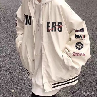 【限時特賣】棒球外套 女生外套 棒球服 飛行外套 夾剋外套 美式復古棒球服女春秋季韓版百搭設計感oversize夾剋外套