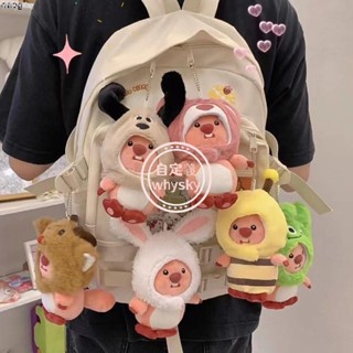 低價熱銷包包吊飾 臺灣出貨??創意鼻涕豬頭套海貍掛件少女心可愛loopy公仔玩偶毛絨鯛魚燒26