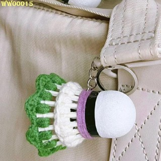 ✨【diy手作禮物】 【成品】羽毛球掛件手工編織畢業生日紀念禮物情侶閨蜜揹包鑰匙扣