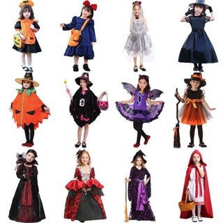 【萬聖節】萬聖節服裝 萬聖節裝扮 cos服 萬聖節兒童cos服裝 女童吸血鬼 女巫衣服 cosplay服飾 角色扮演服