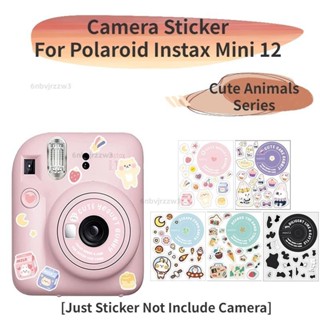 Instax Mini 12 相機貼紙相機配件DIY可愛卡通貼紙動物系列貼紙
