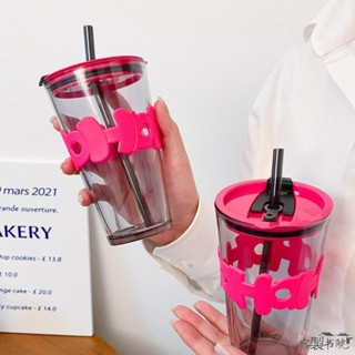 客製書院 客製化【水杯】字母吸管水杯 訂製logo 2024新款 女玻璃杯 咖啡杯 伴手禮 禮品杯子印字