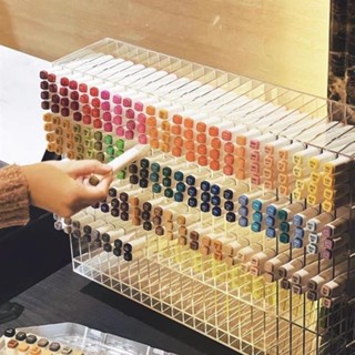 臺灣出貨🎨🛒免運✔馬克筆架✔ 馬克筆架 收納架鋼筆水彩筆鉛筆中性筆分格式亞克力筆架桌面收納盒