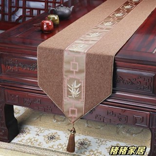 品質保障·新中式防水桌旗 茶桌墊布 茶檯布藝 長條布 餐桌布 鞋櫃電視櫃蓋布 桌巾桌墊Wenna