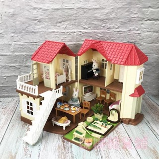 【新品特價🧸】兒童過家家玩具 森林家族 大房屋組 森貝家族 動物家族 別墅屋 DIY玩具 家家酒玩具 女孩玩具wj3