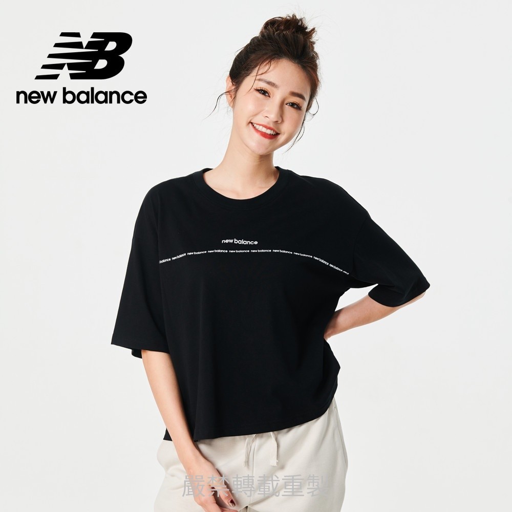 【New Balance】 NB 短袖上衣_女性_黑色_WT23519BK