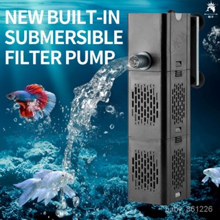 110V魚缸過濾器 水族箱過濾器 過濾魚缸馬達 魚缸濾水器 靜音過濾器 潛水增氧泵 水族雨淋瀑布過濾 新款造浪過濾循環泵