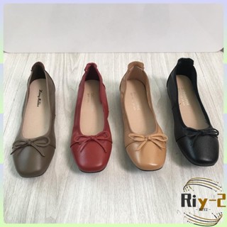 Riy-2💦 外貿撤櫃斷碼處理真皮女鞋休閒輕便圓頭簡約舒適牛皮女單鞋#大尺碼鞋#平底鞋#淺口鞋#奶奶鞋#穆勒鞋#