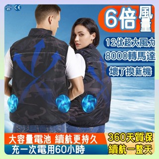 【潮流老王】電風扇背心 風扇外套 風扇防曬衣 空調服 防暑降溫工地戶外露營工作服 風扇衣服 空調服 冷氣外套 冷氣衣