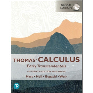 [華通書坊]Thomas' Calculus: Early Transcendentals 15/e in SI Units /HASS 9781292725901